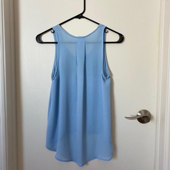 Blue and white tank top - Picture 2 of 2